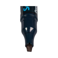 Маркер перманентный Schneider "Maxx 133" черный, скошенный, 4мм, 10 шт. 113301