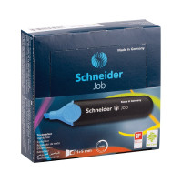 Набор текстовыделителей Schneider, 10 шт, Job, голубой, 1-5 мм 1503