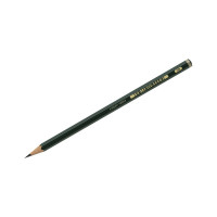 Чернографитный карандаш Faber-Castell Castell 9000 HB, заточенный 119000