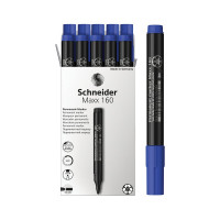 Перманентный маркер Schneider Maxx 160 синий, пулевидный, 3 мм 116003
