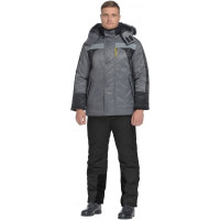 Утепленная куртка СОЮЗСПЕЦОДЕЖДА Ямал темно-серая/черная, р. 48-50, рост 170-176 2000000009841