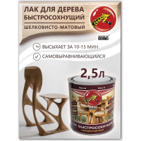 Быстросохнущий лак Poli-R (шелковисто-матовый; 2.5 л) 13537