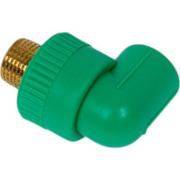 Комбинированный уголок Blue Ocean с наружной резьбой, 20x1/2, полипропиленовый, зеленый PPRF/ET90E G -20x1/2