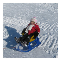 Санки с сиденьем Asplast 2KIDS синие 2K-103-004