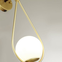Бра с выключателем ODEON LIGHT FLARI стекло, E14, 1х40W 4810/1W