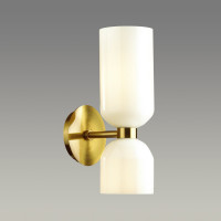 Бра с выключателем ODEON LIGHT ORINOCO стекло, E14, 2х60W 4798/2W