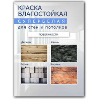 Влагостойкая краска White House (1.5 кг; морозоустойчивая) 14202