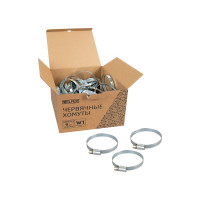 Хомут HELFER W1, 50-70 мм, оцинкованная сталь, уп. 50 шт. HF004044