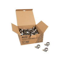 Хомут HELFER W2, 8-12 мм, нержавеющая сталь, уп. 100 шт. HF004049