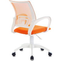Компьютерное кресло Бюрократ CH-W695NLT оранжевый крестовина пластик белый CH-W695NLT/OR/TW-961