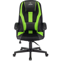 Игровое компьютерное кресло ZOMBIE 9 черный/салатовый экокожа/ткань ZOMBIE 9 GREEN