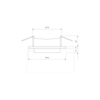 Встраиваемый светильник Elektrostandard 113 MR16, золото, белый a053343
