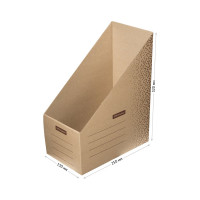 Архивный накопитель-лоток из микрогофрокартона OfficeSpace Standard плотный, 150 мм, бурый, 1400 листов 264789