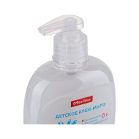 Жидкое мыло-крем OfficeClean Детское с ромашкой, антибактериальное, с дозатором, 300 мл 281356