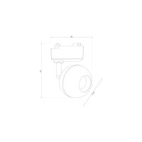 Потолочный светодиодный светильник Elektrostandard LTB76 Ball, белый 8W 4200K (LTB76) однофазный a053740