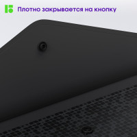 Папка-конверт на кнопке Berlingo DoubleBlack, 12 шт , 180 мкм, черная, с рисунком  EFb_A4701