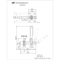 Механический зажим HAO SHOU HS-101-ASS
