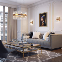 Люстра ODEON LIGHT стекло G9 18*33W FOCCO 4722/18