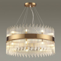 Люстра ODEON LIGHT стекло G9 18*33W FOCCO 4722/18