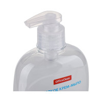 Жидкое мыло-крем OfficeClean Жемчужное антибактериальное, с дозатором, 300 мл 281355