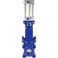 Задвижка шиберная DN.ru WCB-SS304-1W-DA Ду80 Ру10 пн-привод, пн-распр 220В ИД БПВ D040-03127