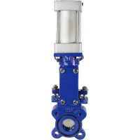 Задвижка шиберная GGG40-SS304-EPDM-2W-DA Ду300 Ру6 DN.ru пн-привод, пн-распр 24В D040-03041