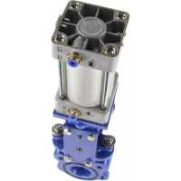 Задвижка шиберная GGG40-SS304-EPDM-2W-DA Ду300 Ру6 DN.ru пн-привод, пн-распр 24В D040-03041