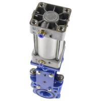 Шиберная задвижка DN.ru GGG40-SS304-EPDM-2W-DA Ду300 Ру6 пневмопривод D040-03038