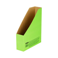 Архивный накопитель-лоток из микрогофрокартона OfficeSpace 75 мм, зеленый, до 700 листов 225418