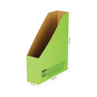 Архивный накопитель-лоток из микрогофрокартона OfficeSpace 75 мм, зеленый, до 700 листов 225418