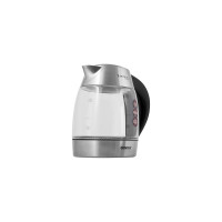 Чайник Centek London стекло, 1.8 л, 2200 Вт, LED-подсветка, отделка нержавеющая сталь  CT-0059