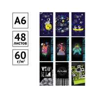 Блокнот ArtSpace Boys trend. Микс А6, 48 листов, на скрепке Б6к48_29365