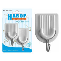 Набор из 2-х крючков МУЛЬТИДОМ Эконом круг 27 222 SM27-202