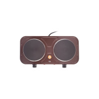 Электрическая плитка Centek CT-1507 Siberia 2 конфорки, чугун, 155 мм, 2000 Вт, индикатор работы
