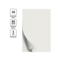 Блокнот для флипчарта OfficeSpace 67.5х98 см, 20 листов, клетка 235022
