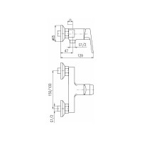 Смеситель для душа RavSlezak Colorado CO181.5CMATC