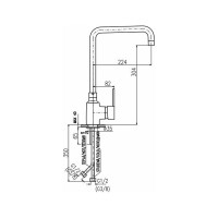 Смеситель для кухни RavSlezak Zambezi ZA007.5/5