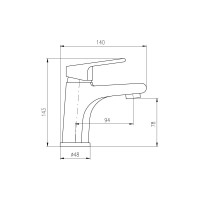 Смеситель для раковины RavSlezak Colorado CO326.5CMATZ