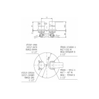 Смеситель для ванны с душем RavSlezak Colorado CO286KCMAT