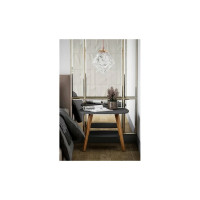 Журнальный стол Мебелик Хадсон графит/дуб светлый 6934