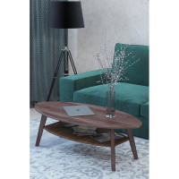 Журнальный стол Мебелик Серфинг грецкий орех/акация 2576