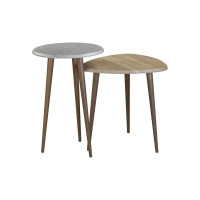 Журнальный стол Мебелик BeautyStyle 2 дуб дымчатый/шимо 6759