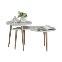 Журнальный стол Мебелик BeautyStyle 2 дуб дымчатый/шимо 6759