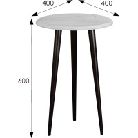 Журнальный стол Мебелик BeautyStyle 2 дуб дымчатый/венге 6760