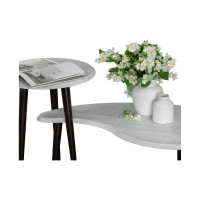 Журнальный стол Мебелик BeautyStyle 2 дуб дымчатый/венге 6760