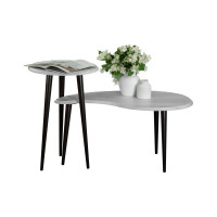 Журнальный стол Мебелик BeautyStyle 2 дуб дымчатый/венге 6760