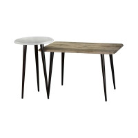 Журнальный стол Мебелик BeautyStyle 2 дуб дымчатый/венге 6760