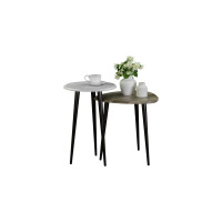 Журнальный стол Мебелик BeautyStyle 2 дуб дымчатый/венге 6760