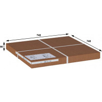 Журнальный стол Мебелик BeautyStyle 1 темный глянец графит/стекло черное 5276