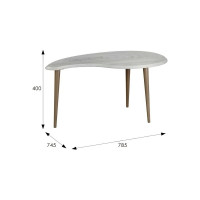 Журнальный стол Мебелик BeautyStyle 19 дуб дымчатый/шимо 6762